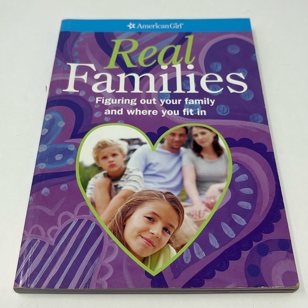 3/$15 AMERICAN GIRL: Real Families Book